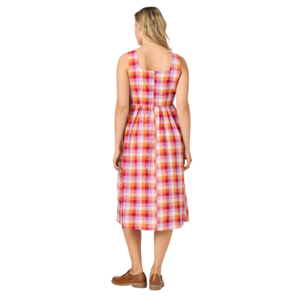 Womens-Pink-and-Orange-Plaid-Square-Neck-Sleeveless-Midi-Dress-6.png