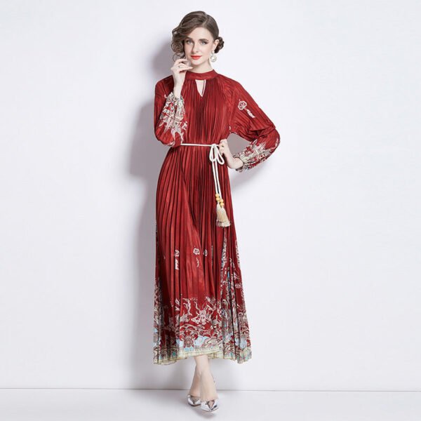 Pleated_Tassel_Belt_Dress_Women_Free_Size_2.jpg